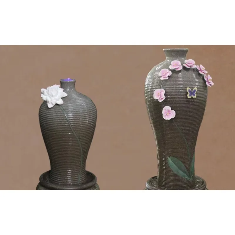 X5-20 Chinese-style running water fountain promotion, living room home fish tank decoration, hotel club floor ornament