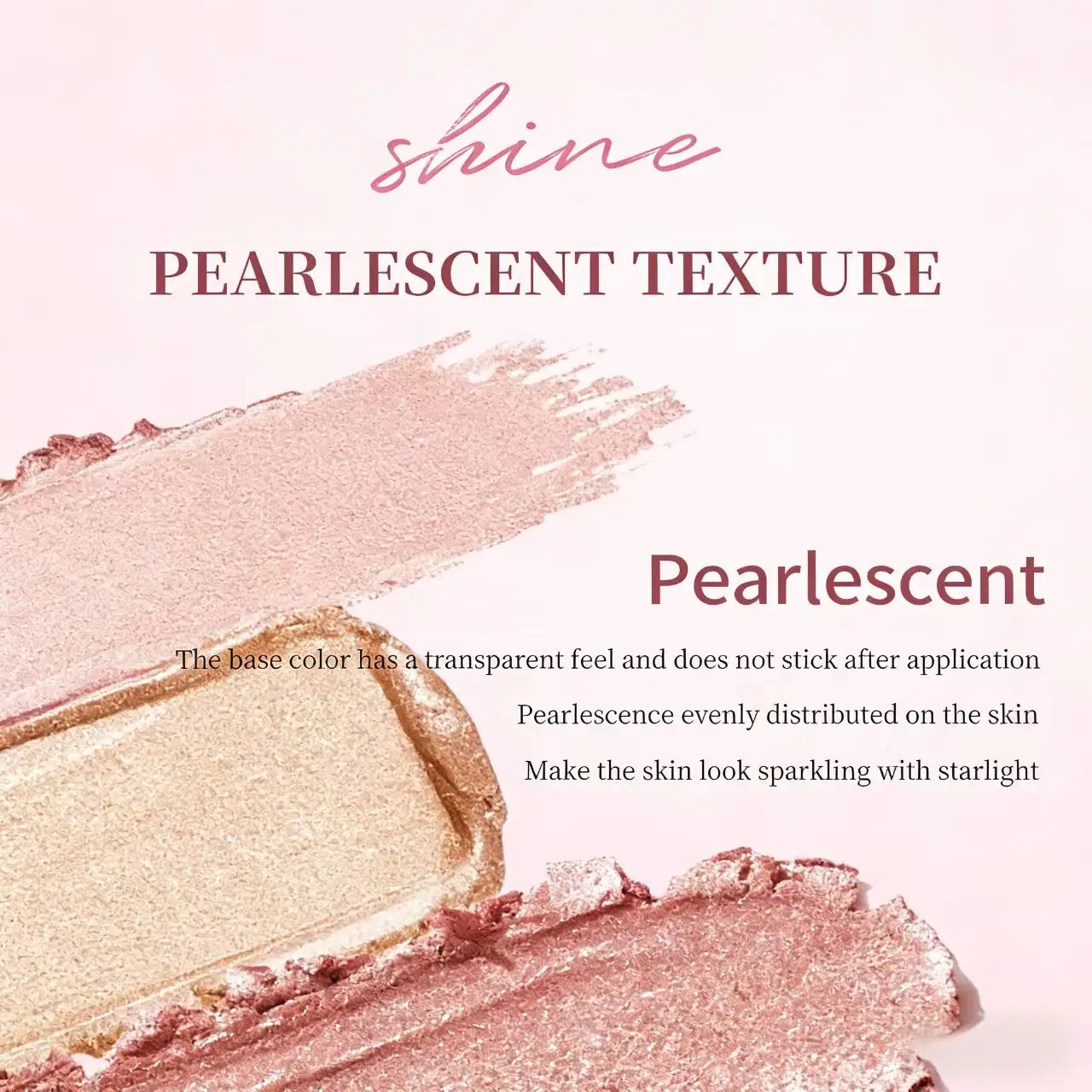 6-Color Smooth Cream-to-Powder Eyeshadow Stick High Gloss Face Brighten Makeup Easy Apply All-Day Wear Smudge-proof Eye Crayon