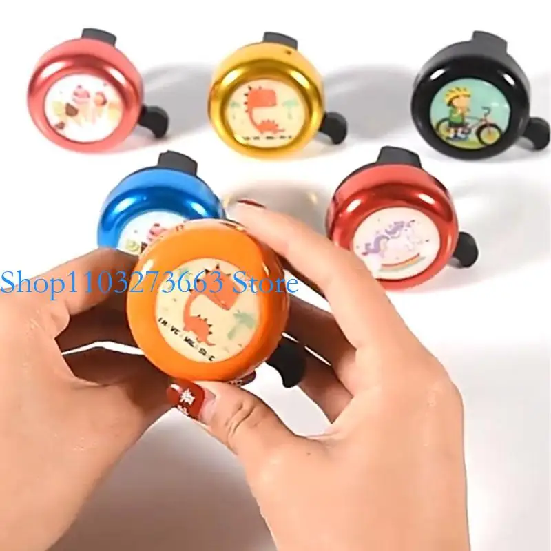 R6Fe Childrens Bikes Bells z naklejkami Śliczne rowery cyklingowe dzwonki róg