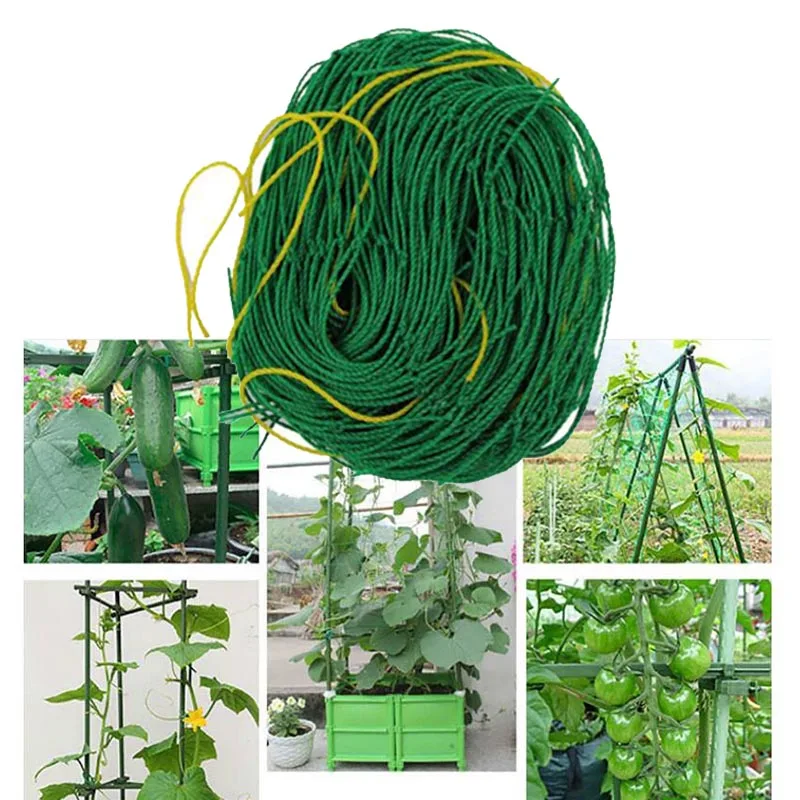 0.9m1.8m 3.6m 2.7m Garden Plants Flower Grow Net Holder Netting Climbing Net Plastic Nylon Glory Vine Netting Support Net q1