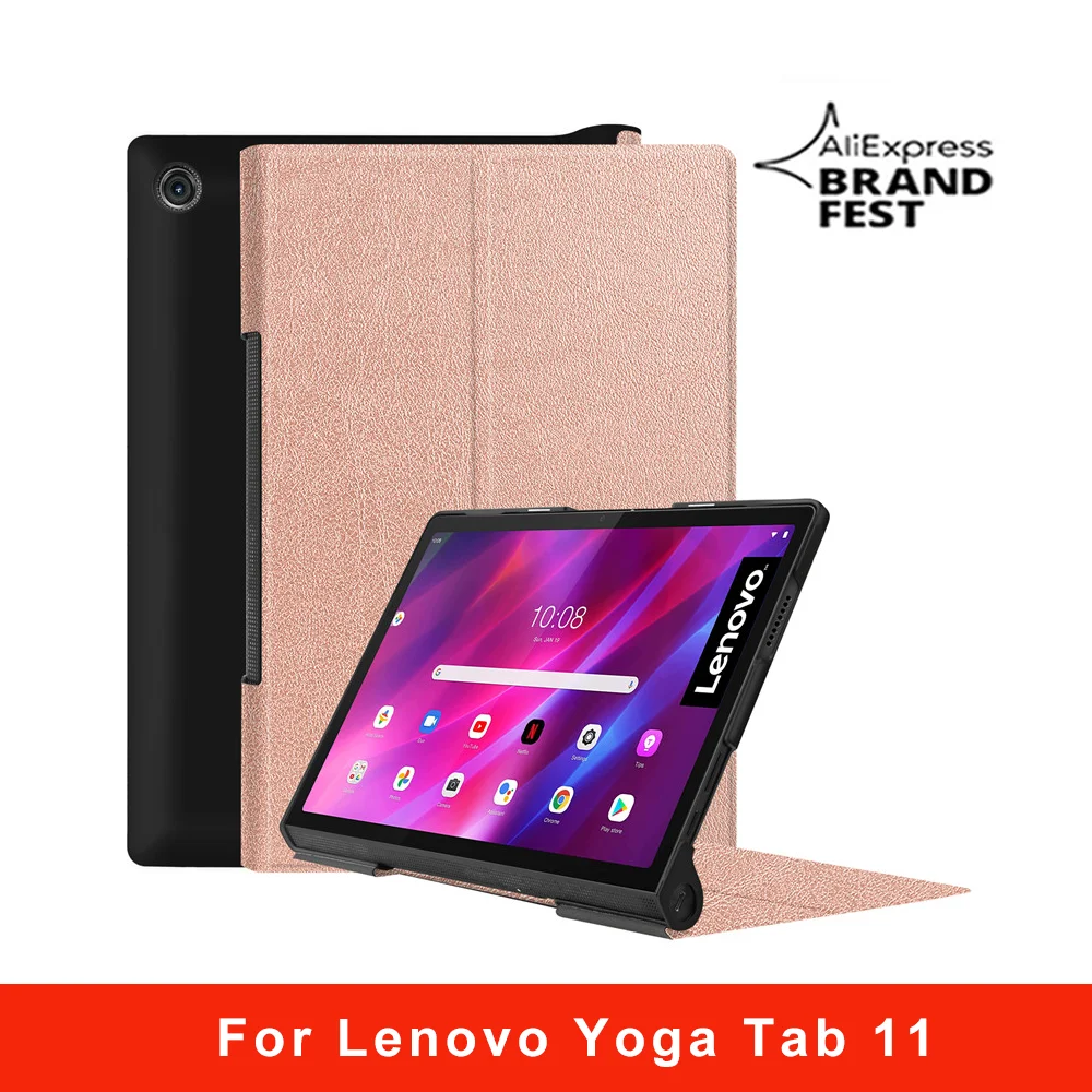 For Lenovo Yoga Tab 11 Smart Tablet Case PU Leather Protective Cover for Lenovo YT-J706F YT-J706X 11 Inch Tablet Case Coque