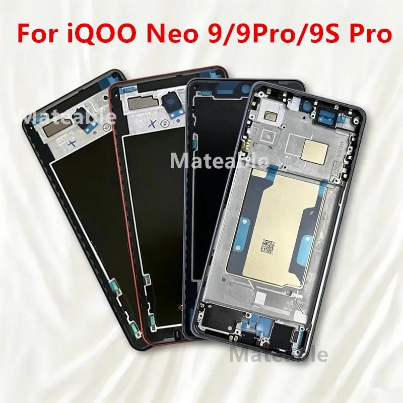 Neo9 9Pro 9SPro Middle Frame For Vivo iQOO Neo 9 9S Pro Housing Board LCD Faceplate Bezel Replace Repair Phone Spare Parts
