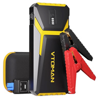 VTOMAN V10 PRO 4500A Car Jump Starter, with LED Lights, Type C Quick Charge, for 12V Vehicles