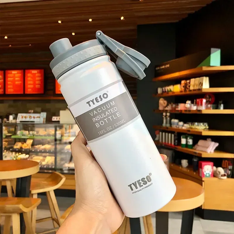 530/750ML Tyeso Thermos Bottle Stainless Steel Vacuum Flask Insulated Water Bottle Travel Cup For children Coffee Mug Termica