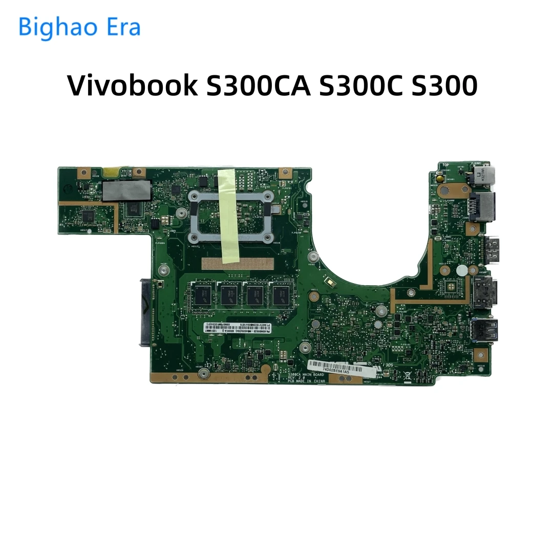 Bighao Era-Placa-mãe portátil para ASUS Vivobook, CPU, 4GB de RAM, S300C, S300CA, i3-3217U, i5-3317U, S300CA, S300CA, Bighao Era