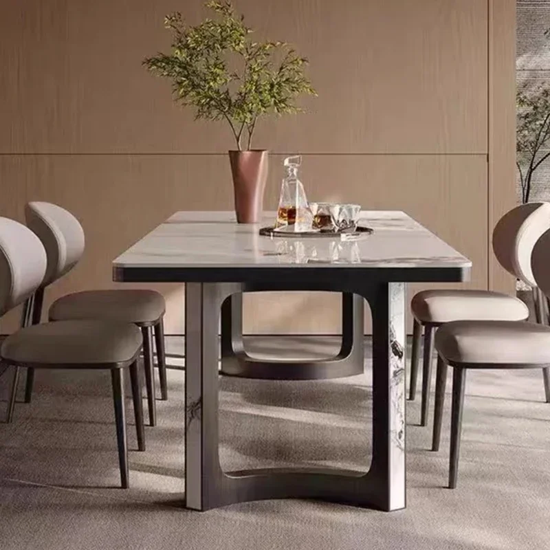 Study Center Dining Table Salon Restaurant Console Chairs Kitchen Dining Table Conference Juegos De Comedor Trendy Furniture