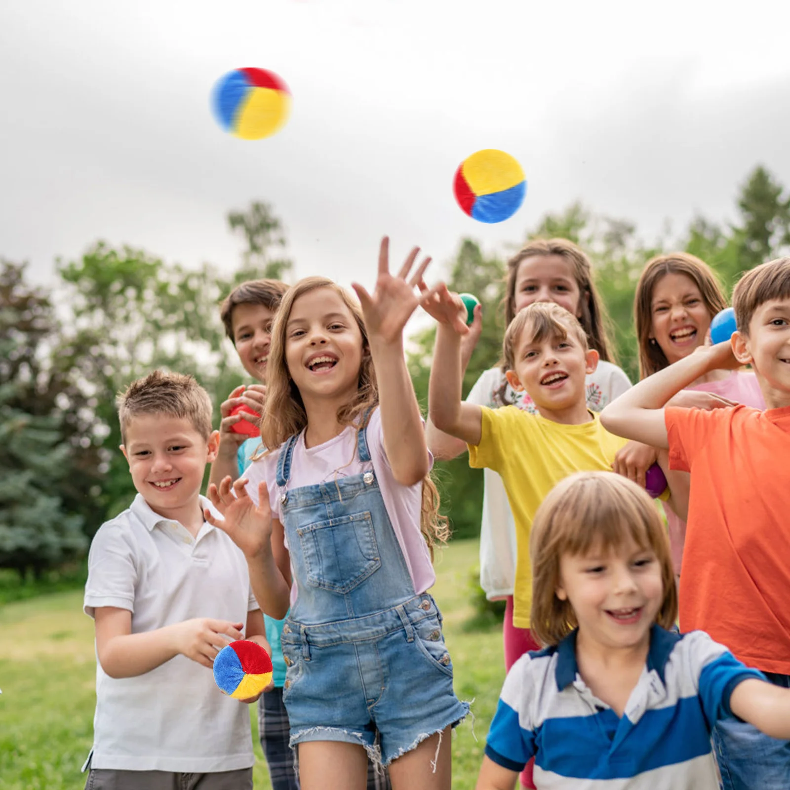 20 個のカラフルなベロア土嚢子供のおもちゃビーンバッグトスゲーム家族楽しい教育玩具親子