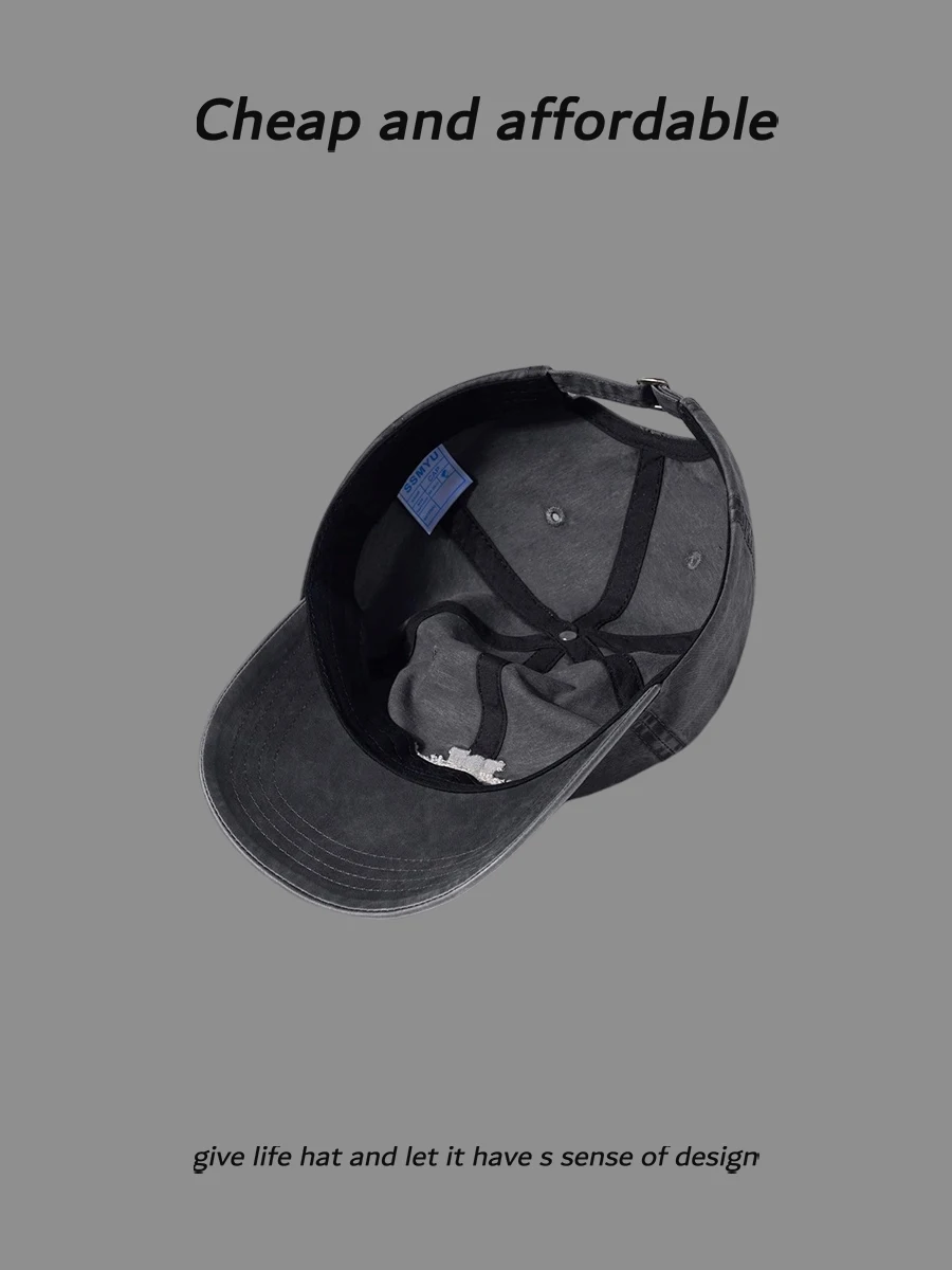 Spring and summer new letter embroidered baseball cap for men and women couples fashion simple casual versatile cap