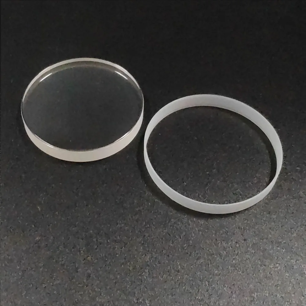 31.5 4.5mm Single Domed Sapphire Watch Glass Crystal Part With Waterproof Gasket  For RLX Deepsea 116660  Watch Repairing