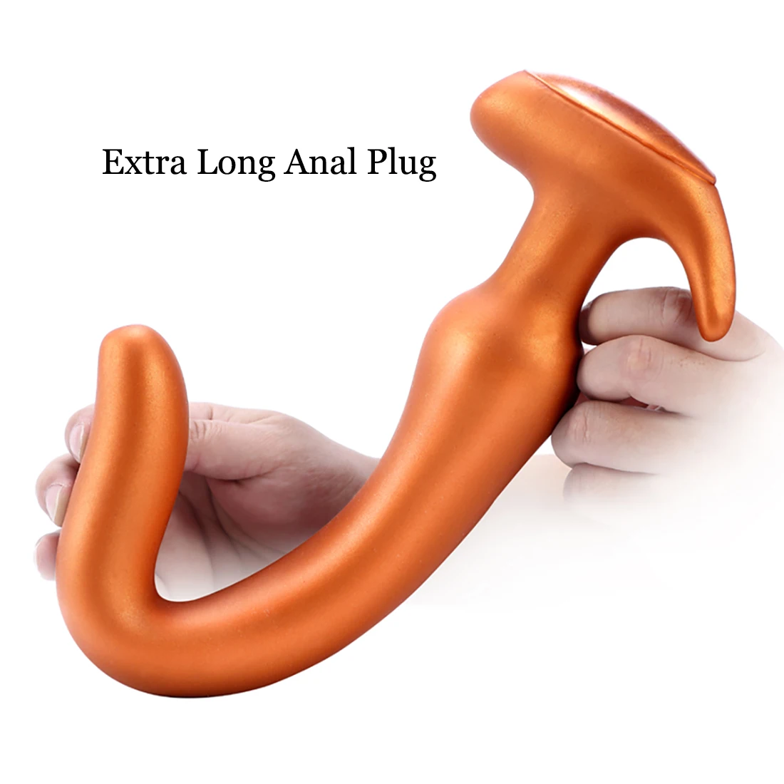 Liquid Silicone Overlength Anal Plug Dildos Stimulate Anus and Vagina Sex Toys Long Butt Plug Penis Masturbator Anal Dilator