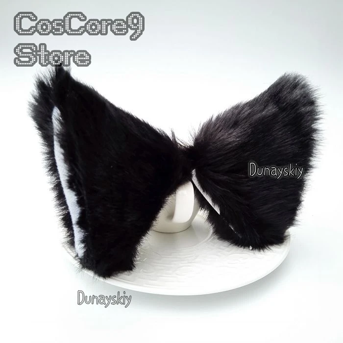 

Long Faux Fox Ears Hair Clip Furry Hair Clip Party Accessories Props Women Girls Lolita Cat Ear Hairpins Anime Cosplay 코스프레