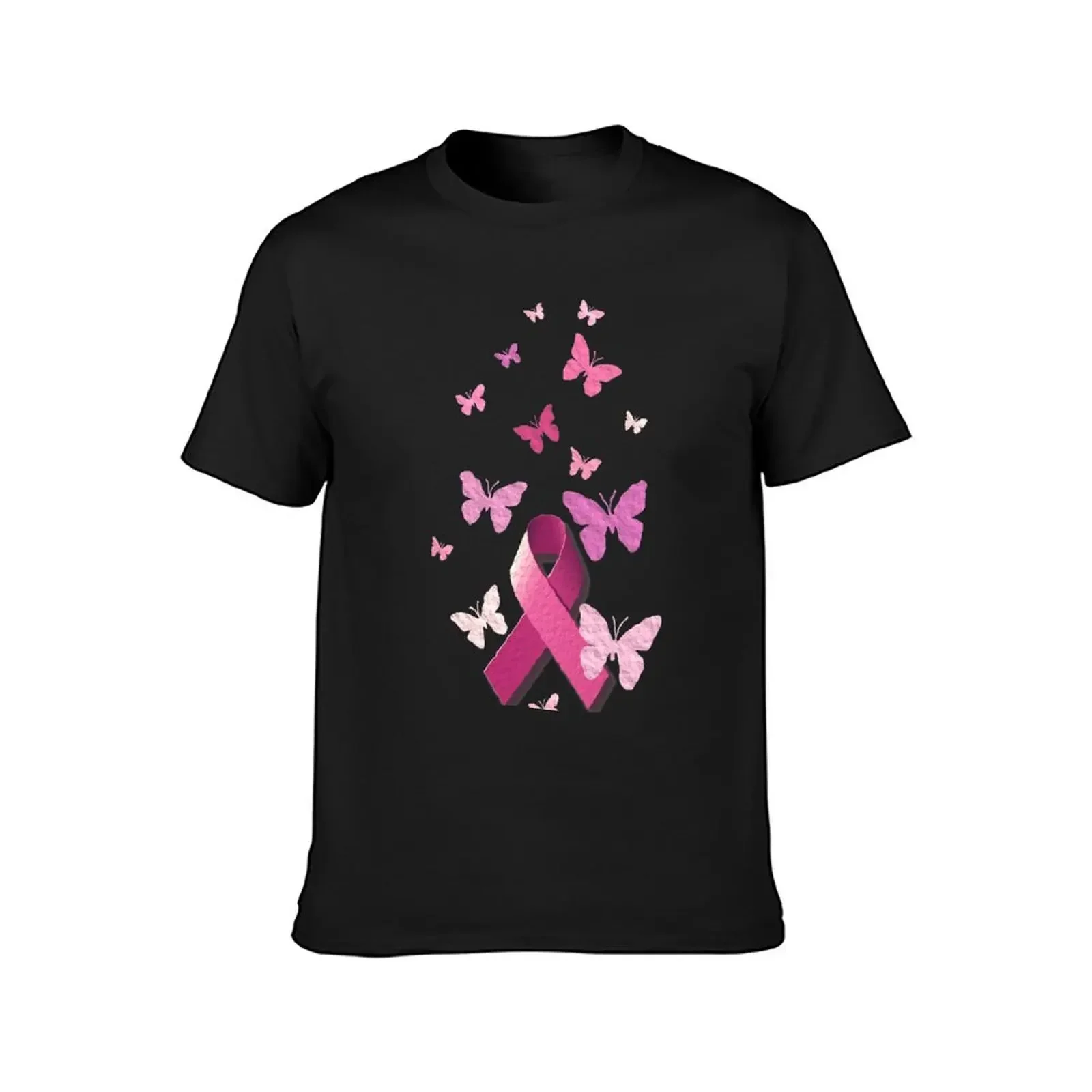 Breast Cancer Pink Awareness Ribbon T-Shirt vintage customs design your own funnys sweat mens graphic t-shirts funny