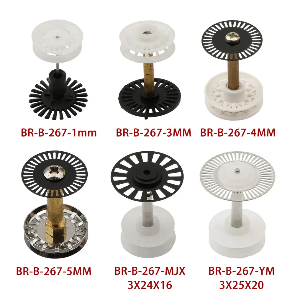 Embroidery Machine Parts 1.2MM 1.5MM 3MM 4MM 5MM Line Thread Alarm Detection Round Bottom Wheel