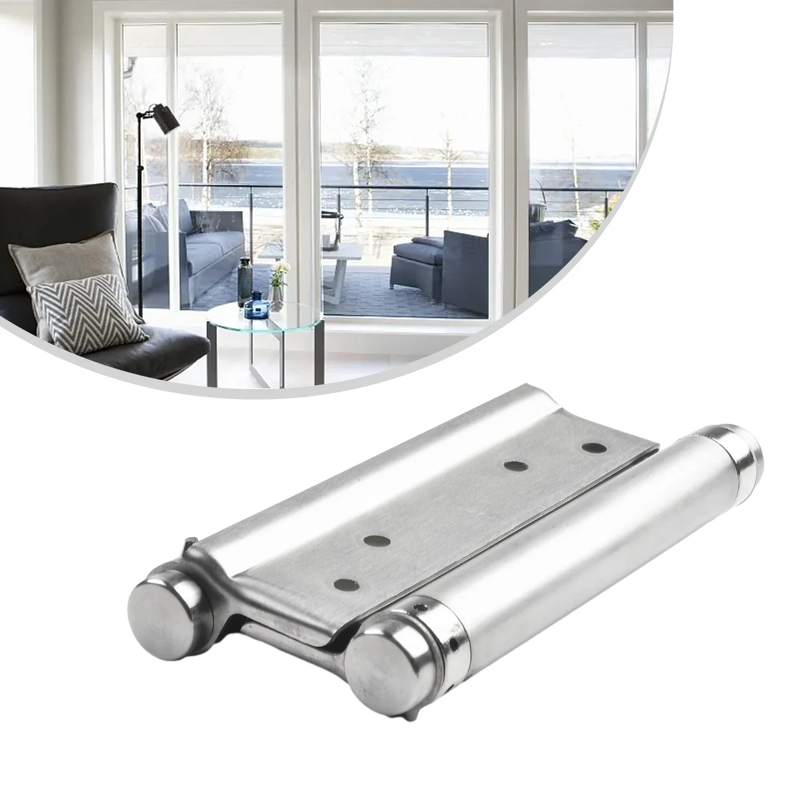 Double spring hinge Stainless Steel Compact Events Door Hinge Good Finish Multi Layer Processing Variety Of Swing Door Versatile
