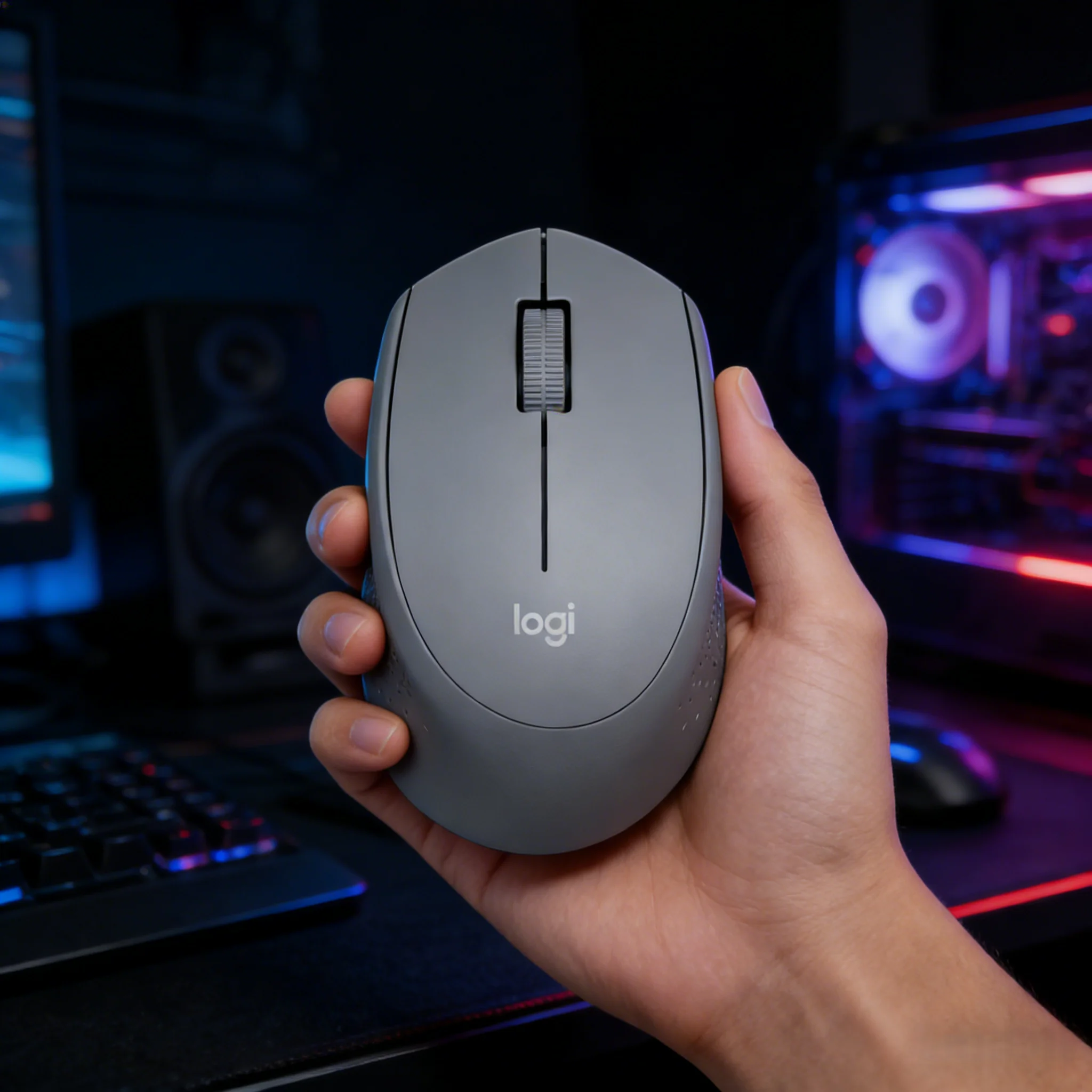 

Logitech M280 Wireless Mouse 2.4GHz USB Nano Receiver Ergonomic Comfort Grip for PC Laptop Office