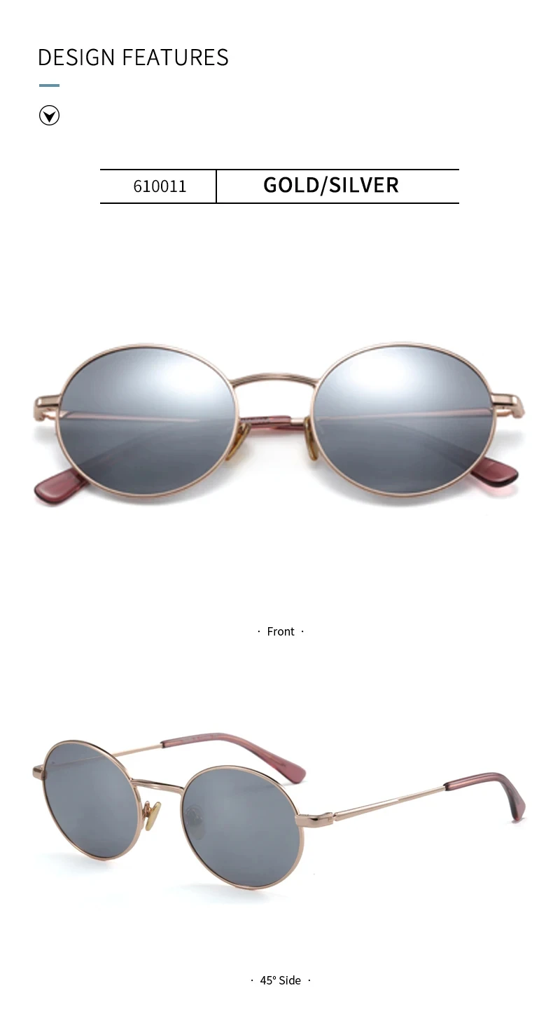 ZENOTTIC Runde polarisierte Sonnenbrille für Herren, Metallrahmen, UV400, Herren-Sonnenbrille, urbaner Stil, Allwetterschutz – Detail 7
