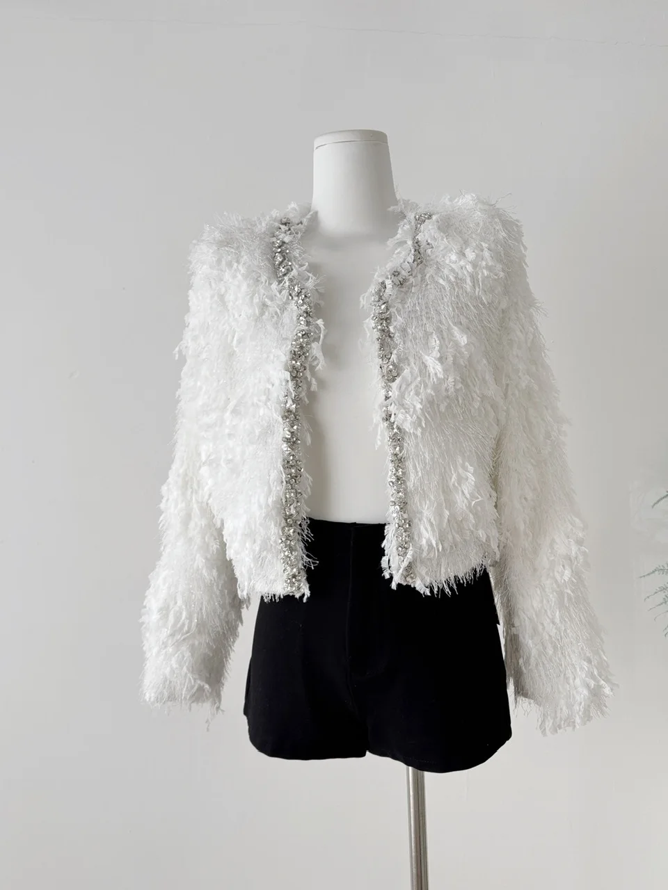 

Женский стеганый жилет Jaet Faion с тяжелыми украшениями и бриллиантами, осень-зима, элитный жилет Ele Lady