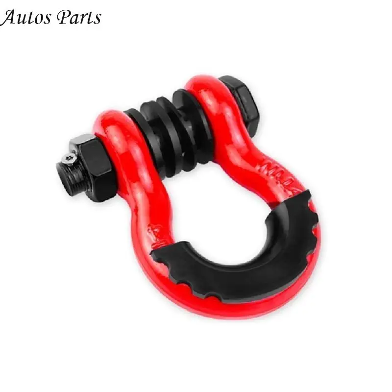 57BA 3/4 "أغلال D-حلقة أغلال وعرة غير قابلة للكسر القوس المسمار الثقيلة D-حلقة الكربون الصلب دائم للمركبات الطرق الوعرة