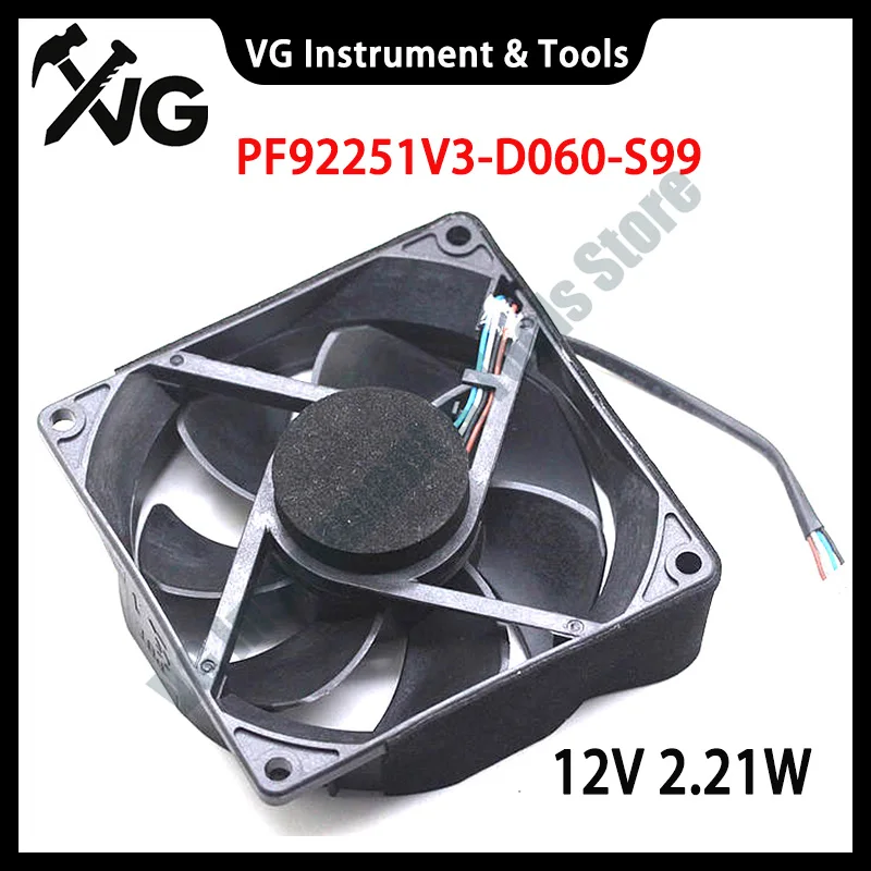 Brand New For Sunon PF92251V3-D060-S99 12V 2.21W 9225 4 Wire P6200S projector cooling fan