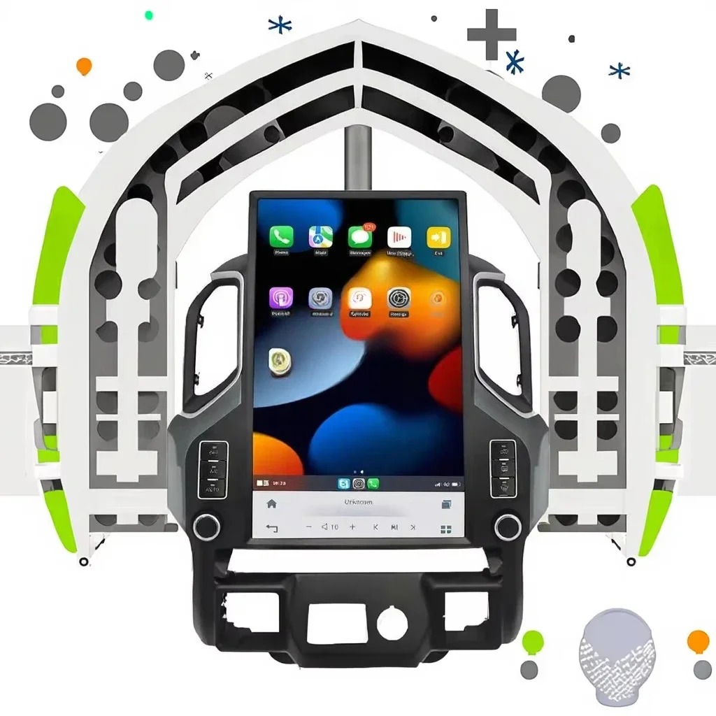 T Style IPS Screen Android Car Radio Stereo Video for Player GPS for GMC Sierra VIA Vtrux Truck Chev Silverado LD 2019-