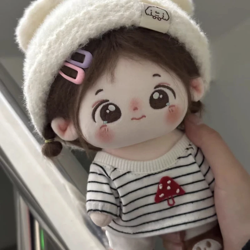 Muñeco de peluche de algodón de 20cm, bonito juguete Convertible de felpa con esqueleto, decoración creativa y exquisita, regalo que aumenta el cerebro