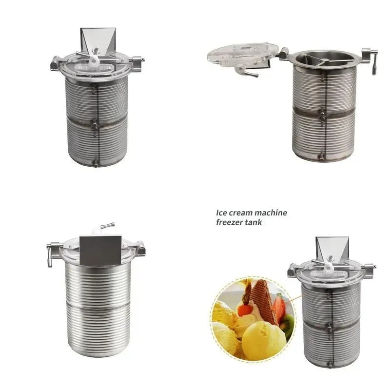Hard Ice Cream Machine Accessories Freezer Cans Short Model