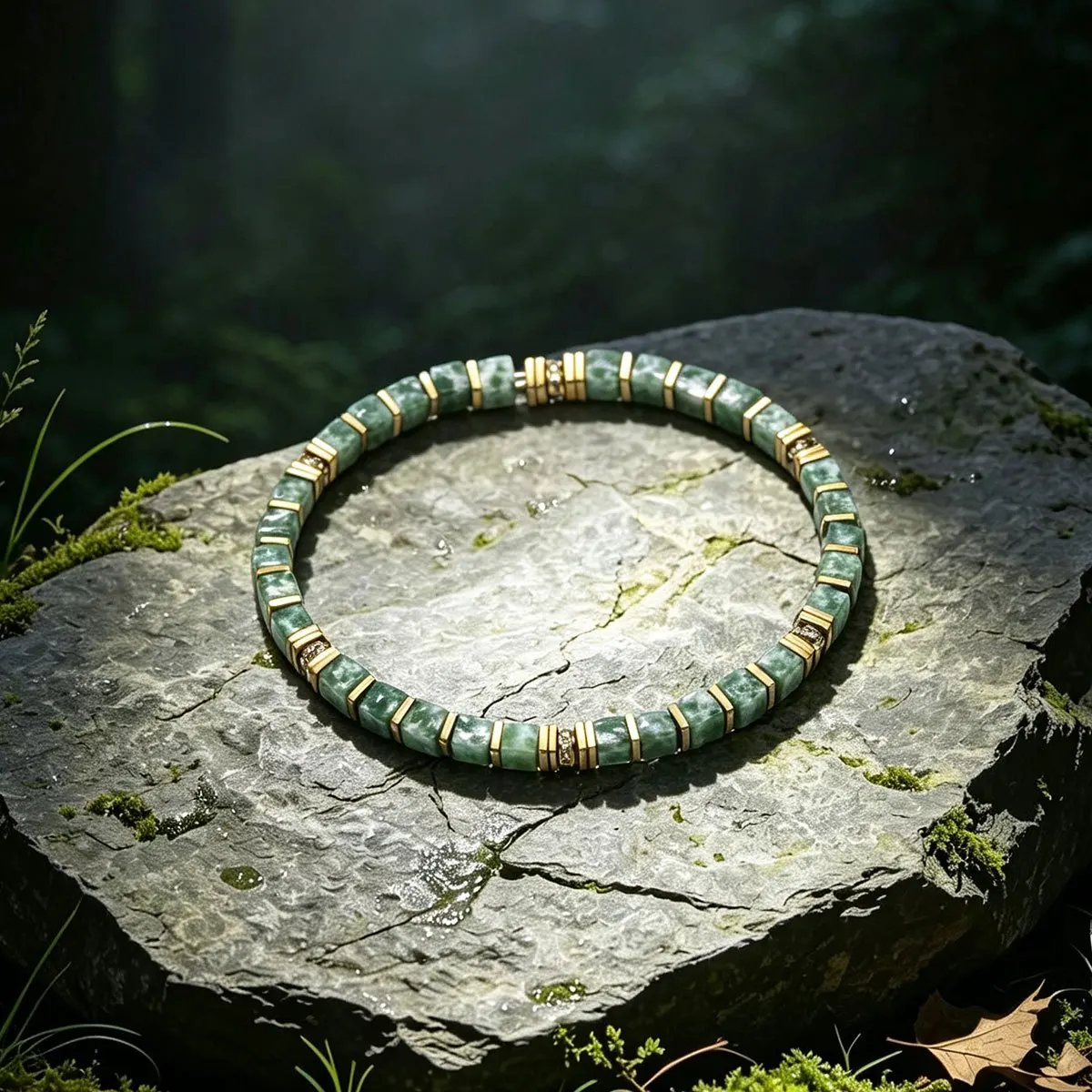 Leisure style serpentine 5mm cubic bead bracelet, symbolizing growth and a new beginning, fashionable jewelry for men and women