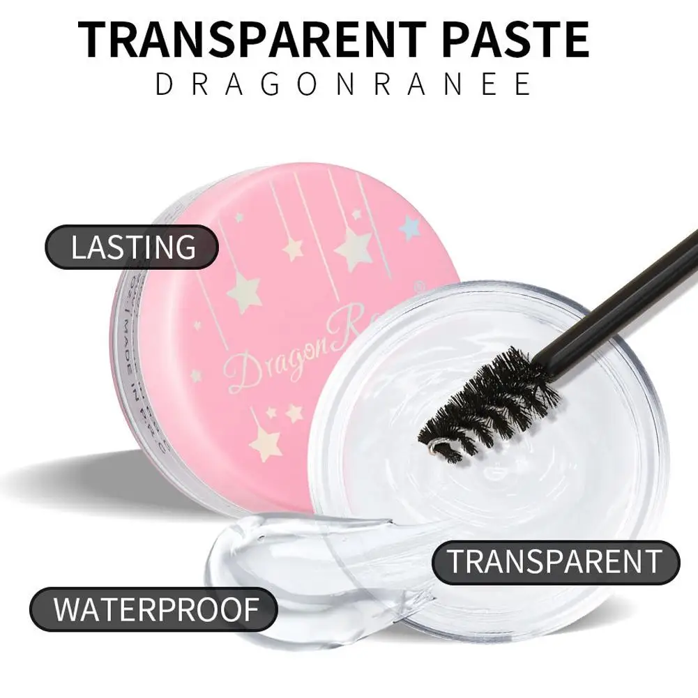 Transparante Wenkbrauw Styling Wax Waterdichte Sneldrogende, Duurzame Wenkbrauwpommade Setting Gel Wilde Wenkbrauw Beeldhouwen Zeep Make-Up Cosmetisch