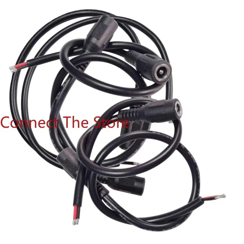 3PCS DC Female Wire 5.5*2.5dc Connecting Cable Plug  5525 Power Cord  Extension  Custom Tail . S