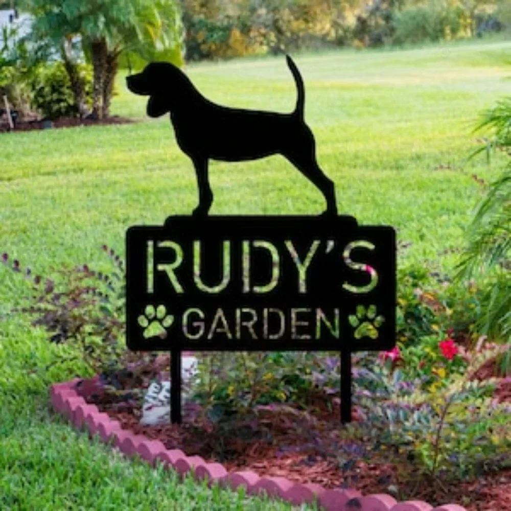 Custom  Metal Memorial Garden  Dog Cat Sign Grave Marker Personalized Name Stake Loss Gift Pet Remembrance Decor