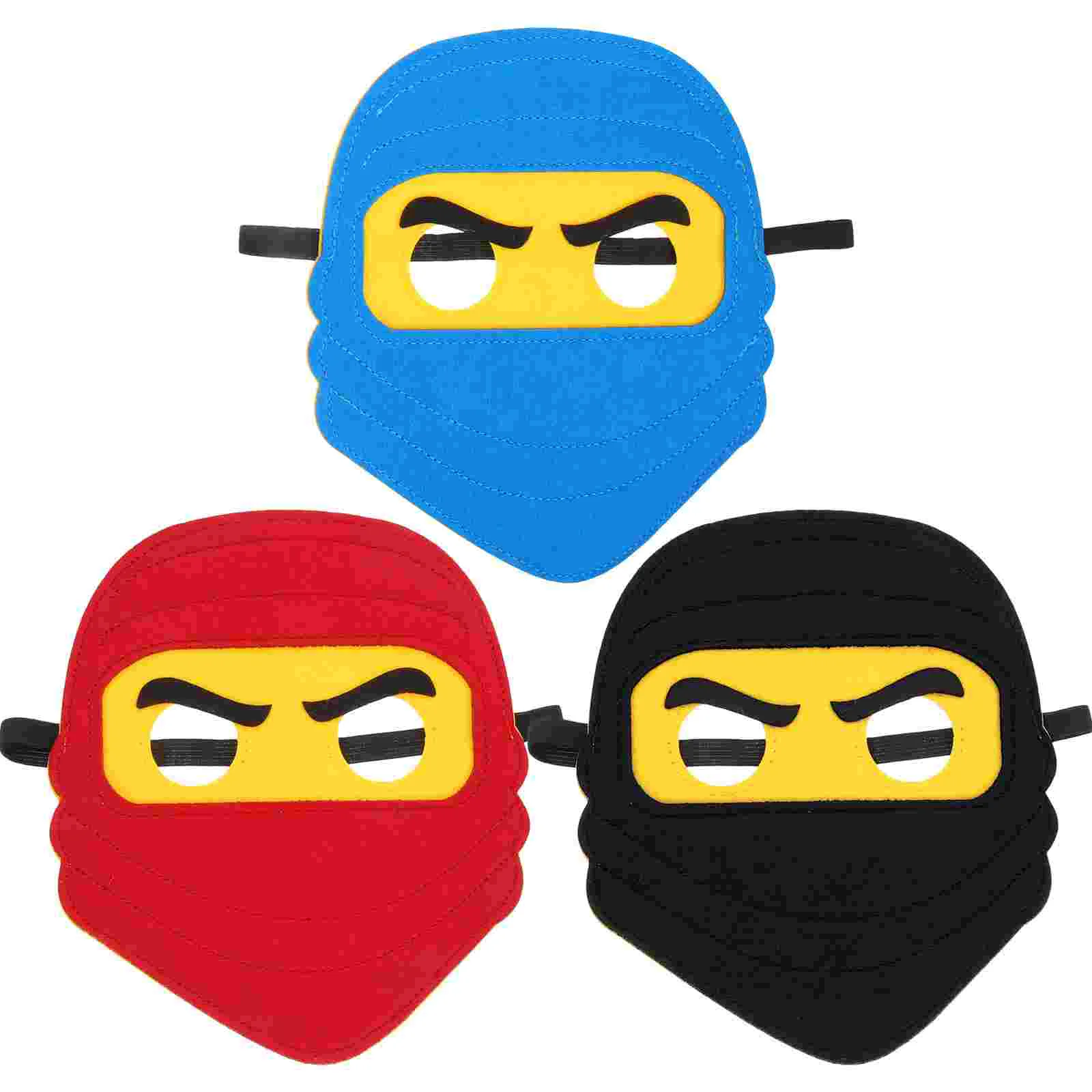 3 Pcs Children's Party Mask Masks for Kids Childs Holiday Mardi Gras Japanese Face