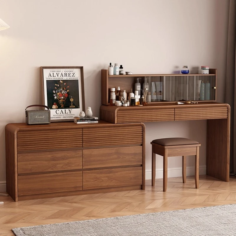 

Modern Luxury Makeup Vanity Dressing Table Toiletries Dresser Drawers Desk Storage Locker Dressers For Bedroom Furniture Tables