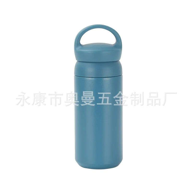 Handheld Element Cup Portable Stainless Steel Vacuum Insulated Mug Simple, Literary and Fresh Student Water Cup