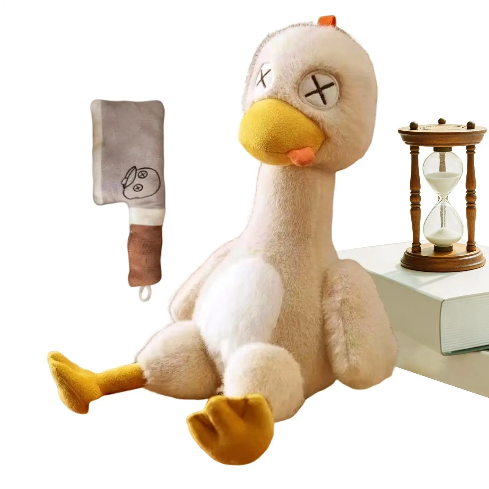 Magnetic Duck Plush Detachable Cute Funny Plush Fidget Toy Cartoon Stuffed Animal Doll for Kids Adults Friends Home Nursery