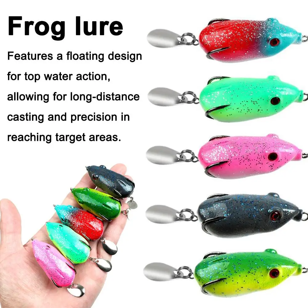 12g Mouse Frog Lure Modified Thunder Squirrel Bass Blackfish Specially Kill Floating Long Throw Thunder Fishing Accessories