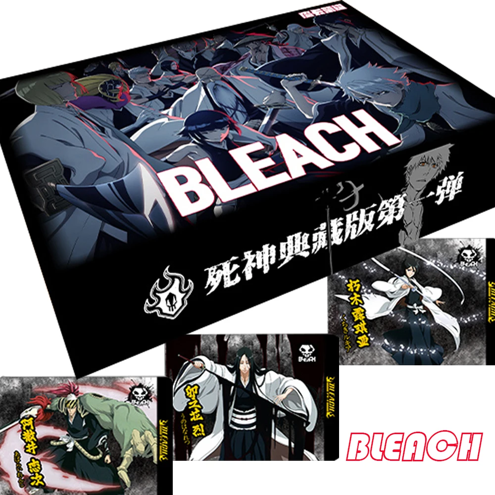 

Bleach Game Collection Cards for Children Rare Limited Edition Anime Character Dazzling Cool Metal Hollow Card Christmas Present