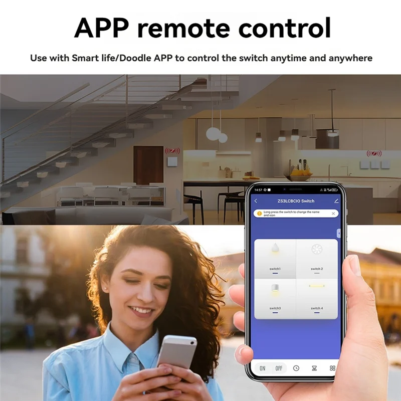 

Умный настенный переключатель Tuya Zigbee, умный дом, беспроводной переключатель типа 86, работа Withalexa Google Home B-Y47A
