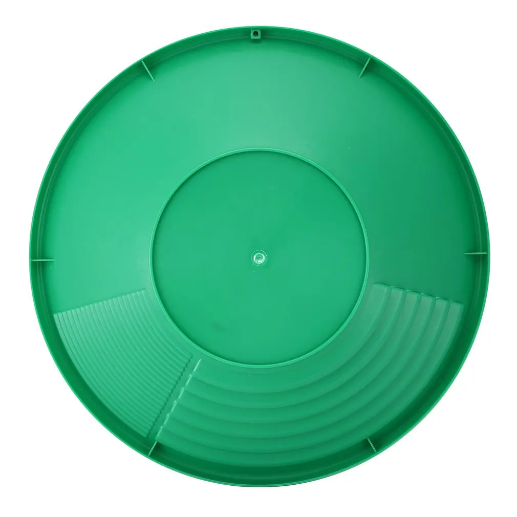 Plastic Gold Basin Nugget Mining Pan Dual Riffle Dredging Prospecting River Tool for MD-3030 Metal Detector Accessories