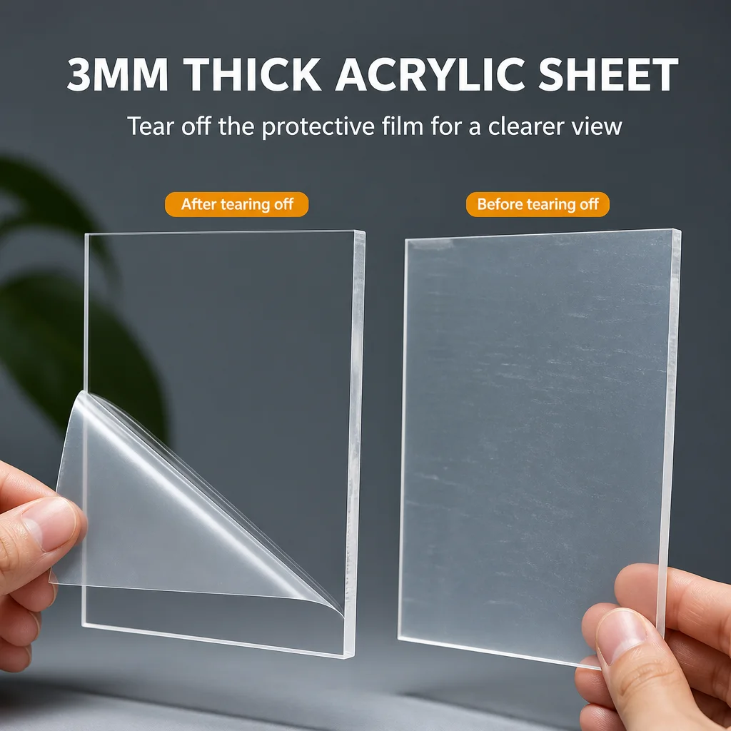3mm Clear Acrylic Squares 20-50mm | WARGAME BASE WORLD | Laser Cut Perspex for Miniature Bases, Terrain & Modelling