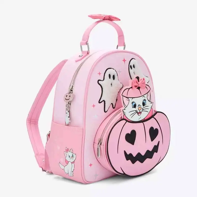 

Anime Disney The Aristocats Series Halloween Rosa Mini Storage Rucksack Pumpkin Mezzanine Can Be Moved Marie Fun Periphery Gifts