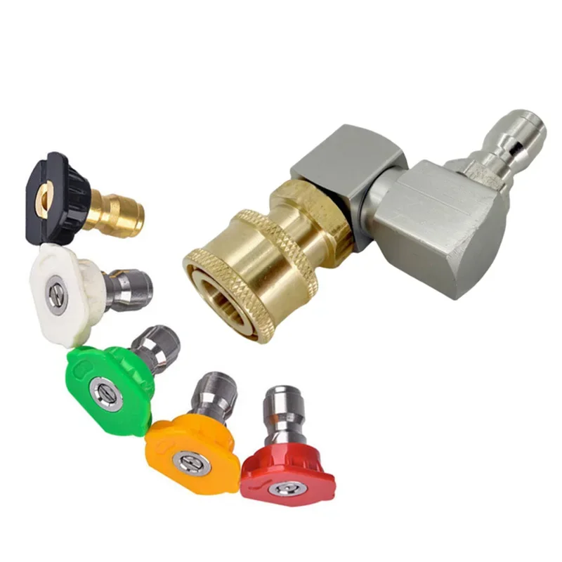 360° Swivel High Pressure Washer Adapter - 1/4