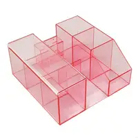 Boîte rangement d'outils greffe cils en acrylique transparent, organisateur cils beauté, cadeau 2