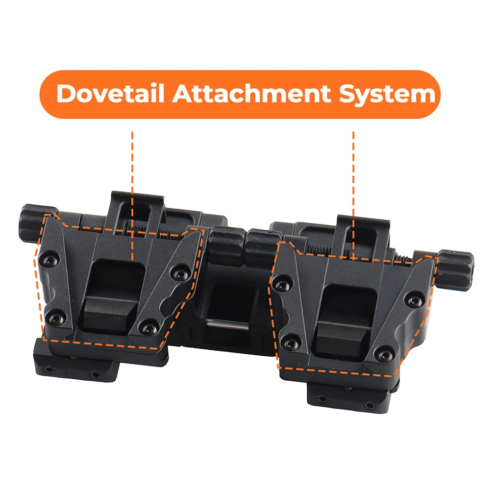 

Fits PVS-14 Night Vision Scope Accessories Binocular Bridge L4 G24 Adapter Rhino Mount Adapter/Bridge/Dovetail Shoe Bracket