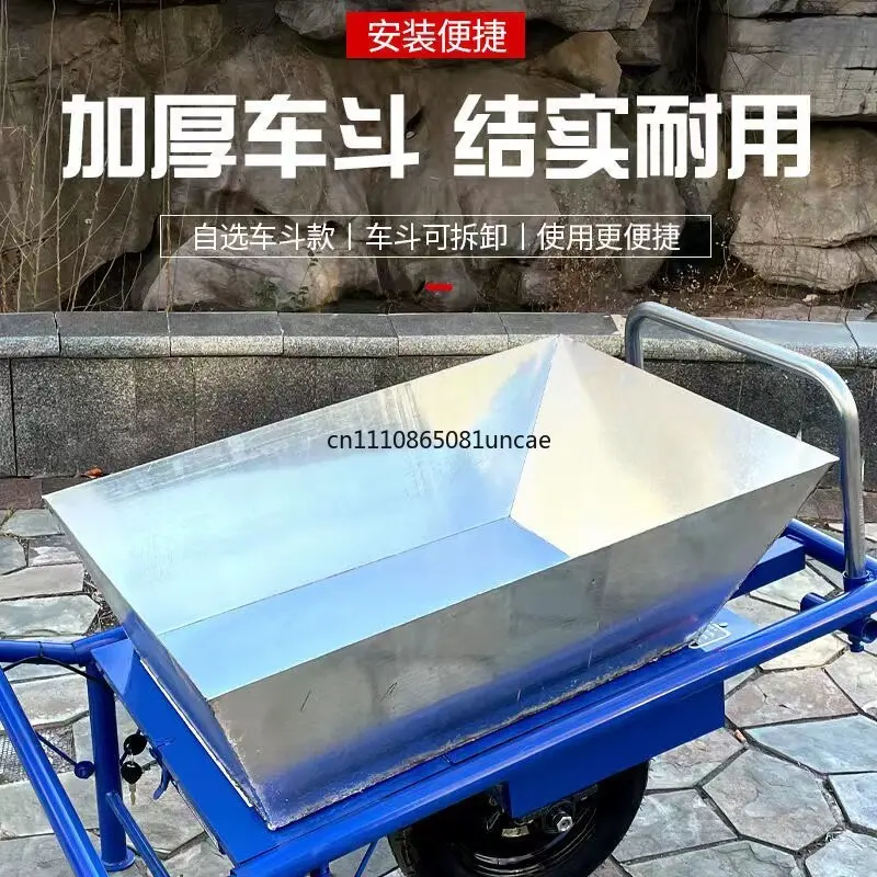 For Electric Single Wheel Wheelbarrow Climbing Transport Cart Farm Orchard Crawler Type Small Cargo Moving Vehicle
