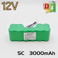 sc 12V 3000mAh Ni-MH Battery for Ecovacs Deebot DE33 DE35 DE55 DE5G DM87 DM88 DG710 OZMO 902 901 610 Robotic Vacuum Cleaner