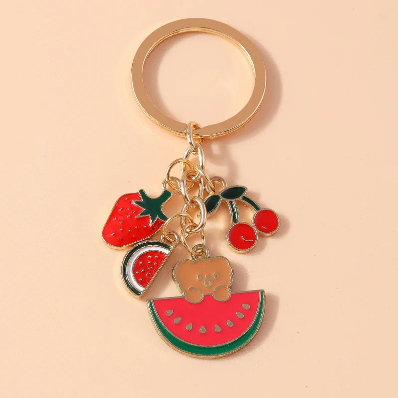 Niedliche Emaille Simulation Rotwein Schlüssel bund Cola Schlüssel ring Anhänger für Männer Frauen Auto Schlüssel halter Handtasche Dekor handgemachte Schmuck Geschenk – Detail 5