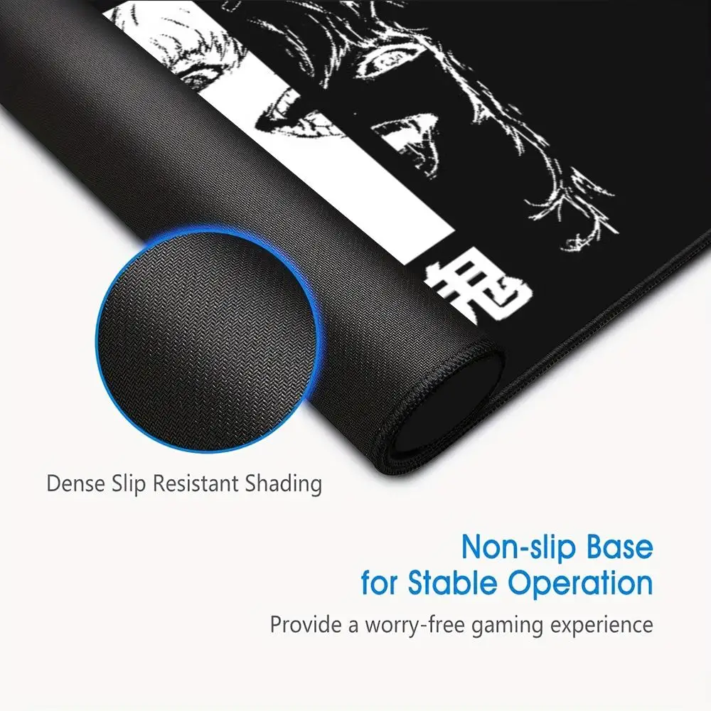 Коврик для мыши для девочки, большой игровой коврик для мыши, коврик для компьютерной мыши, коврик для мыши в стиле аниме, коврик для рабочего стола с призраком, коврик для мыши в стиле аниме, коврик для стола, коврик