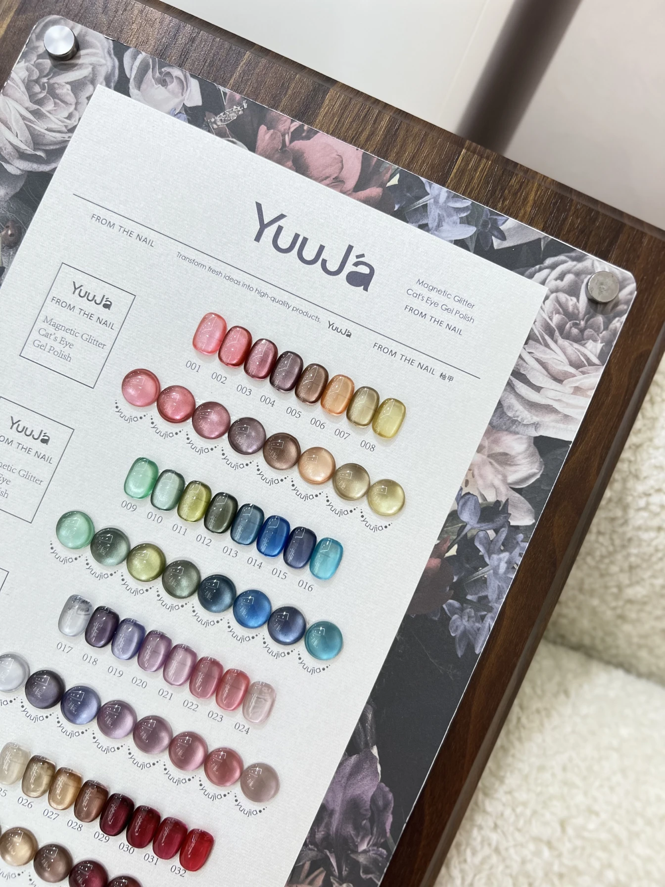 YUUJA-Juego de manicura Mismatch, gel Uv no tóxico, 32 colores, Ojo de gato, para Otoño/Invierno, 2024