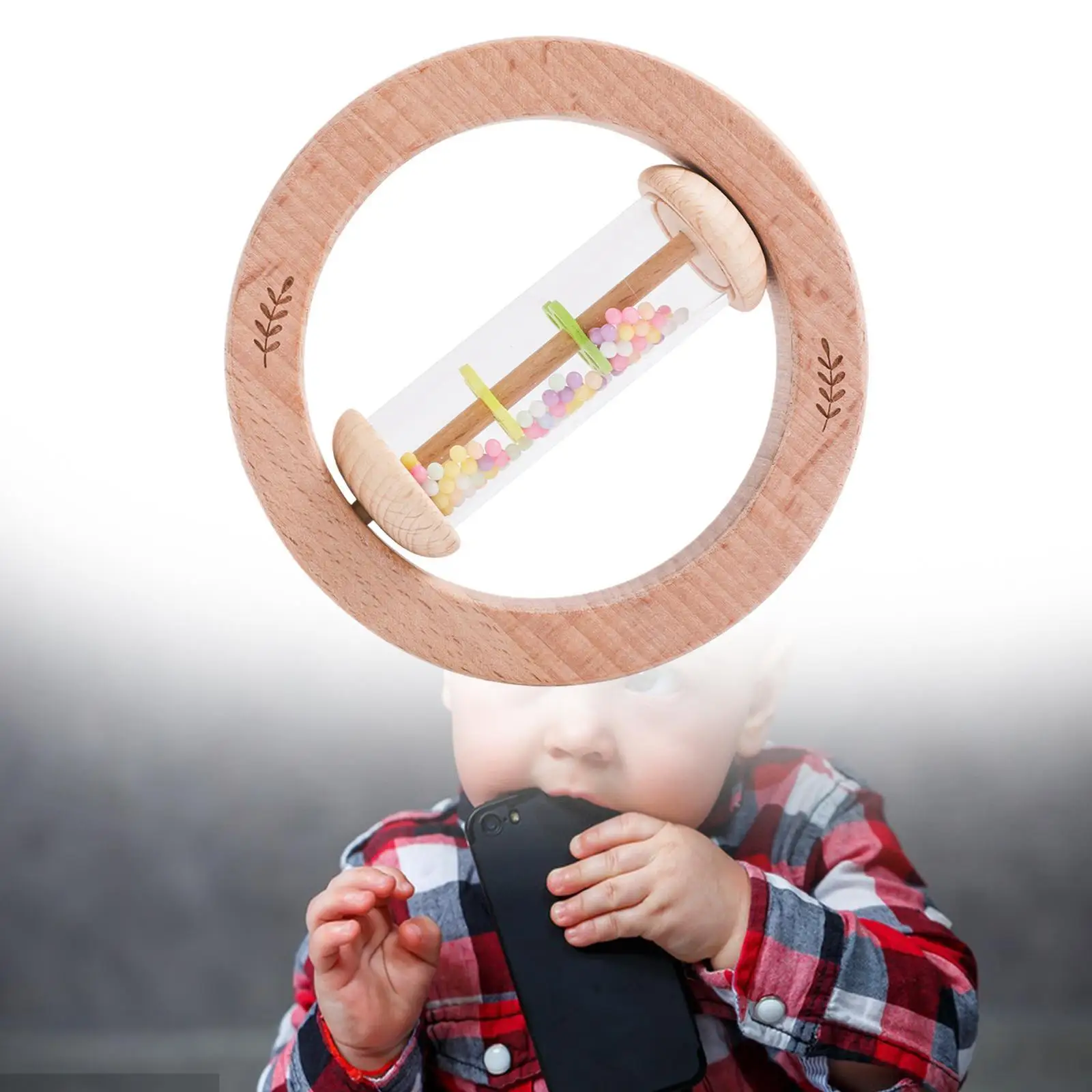 Hochet de Dentition pour Bébé de 6 à 12 Mois, Jouet Sensoriel pour Tout-petits, Nouveau-né