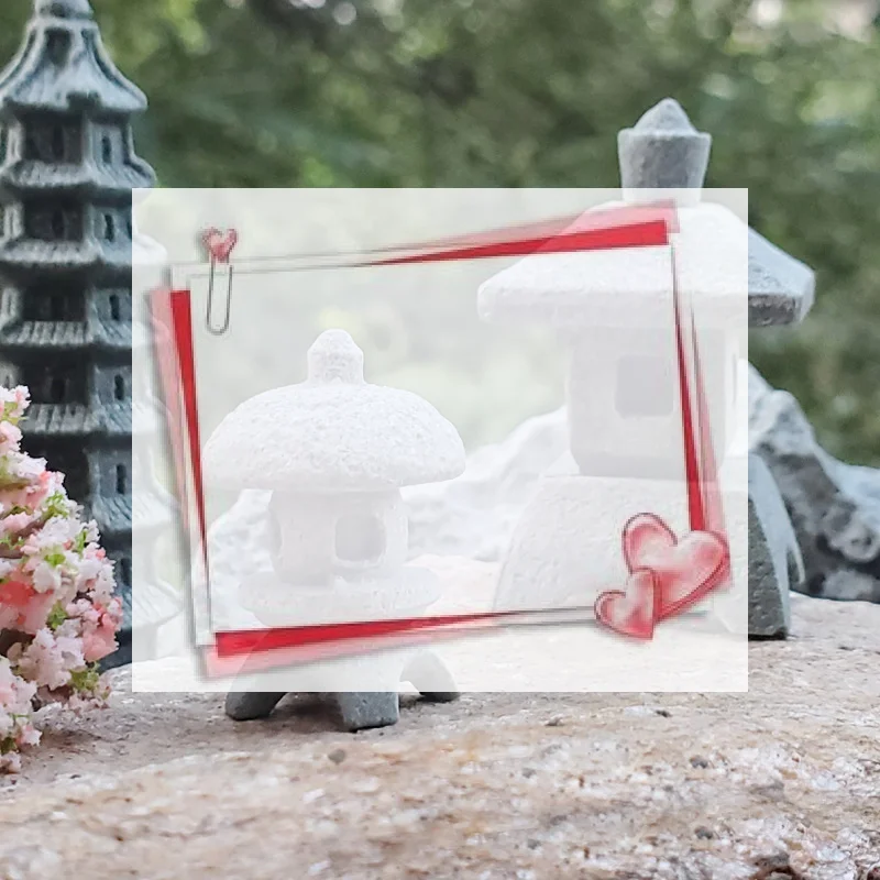 1pc Retro Small Gazebo Chinese Lanterns Mini Pagoda Model Decoration Stone Miniature Statue Sandstone Home Accessories